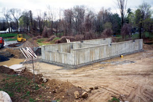 building a foundtion for a house 